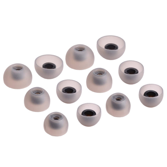 6 Pairs Replacement Earbuds Tips Silicone Eartips Set for Samsung Galaxy Buds 2 Headphones Wireless?Fit in Case Ear Tips (Black)-New
