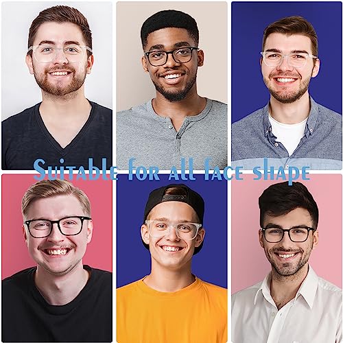 Yekepal Blue Light Blocking Glasses, 2 Pack Blue Light Glasses Men, Blue Light Glasses Women Eyeglasses Bluelight Eyestrain