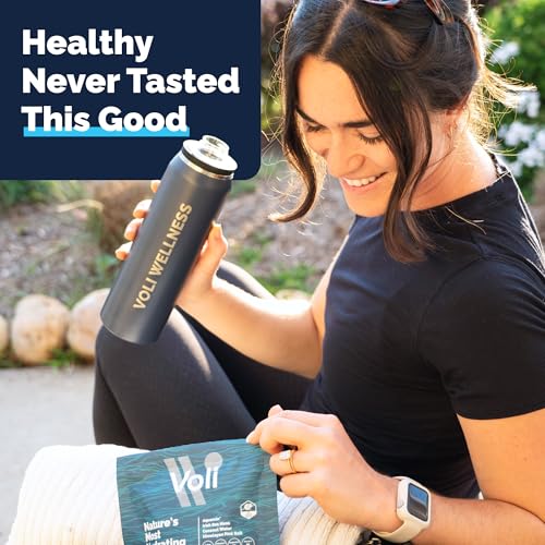 Voli Electrolytes Powder Packets | No Added Sugar Electrolyte Drink Mix for Hydration | Keto & Fasting Friendly, Natural S...