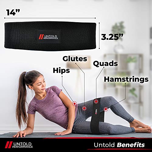 Untold Performance Heavy Resistance Bands - Hip Bands for Working Out, Premium Exercise Bands Resistance, Durable Resistan...