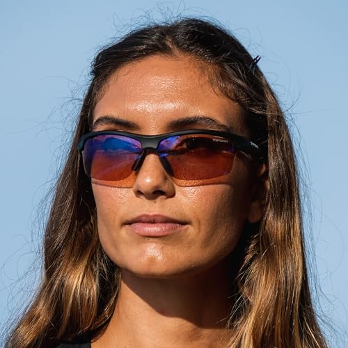Tifosi Intense Sport Sunglasses Men & Women - Ideal For Golf, Pickleball, Running & Tennis. Vented Lenses Prevent Fogging
