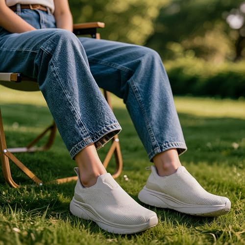 NORTIV 8 Women's Slip on Walking Shoes Hands Free Non-Slip Lightweight Gym Workout Casual Comfort Breathable Running Tenni...