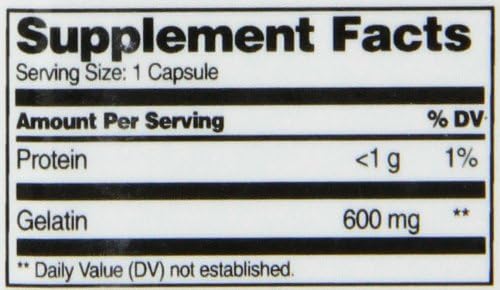 21st Century Gelatin 600mg, 100 Capsules