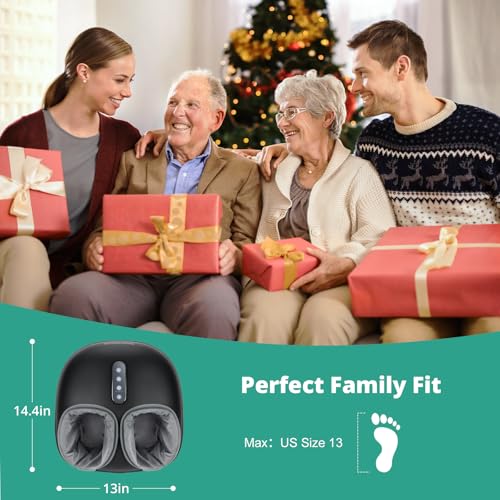 Medcursor Foot Massager with Heat - Shiatsu Feet Massage Machine Delivers Relief for Tired Muscles & Plantar, Deep Kneadin...