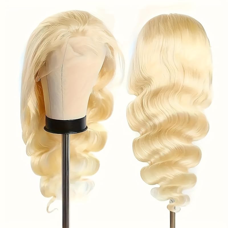 Abhayy 250% Density 613 Lace Front Wig 24 Inch 4X4 Lace Front Wigs Human Hair Body Wave Wigs Human Hair Wigs For Black Women Glu