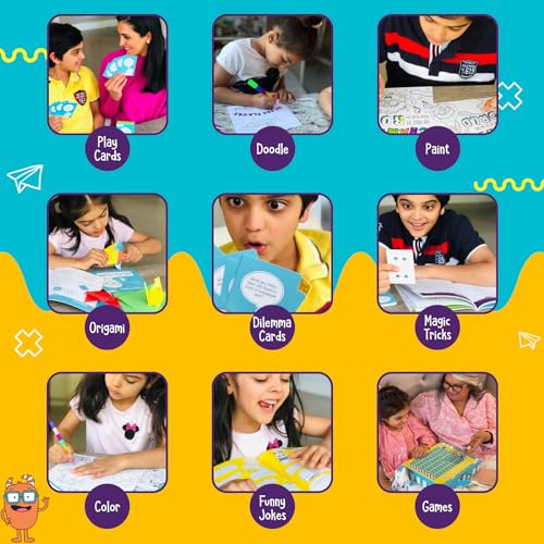 Open The Joy Feel Better Box: Get Well Soon Kids Gifts Basket, 50+ Fun Activities, Games, Toys, Conversation Cards, Origam...