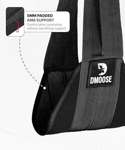 DMoose Fitness Hanging Ab Straps for Pull Up Bar & Core Strength Training - Soft Padded Exercise Straps for Ab Swing & Leg...