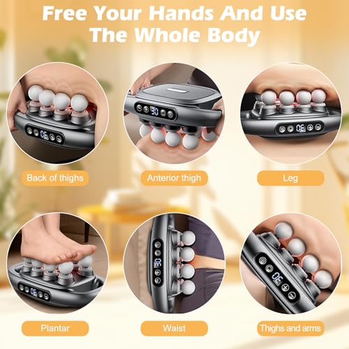 PakaLife 16-Drive 8-Head Massage Gun Set，Professional Massage Gun Deep Tissue with Cupping Kit for Massage Therapy, Back M...