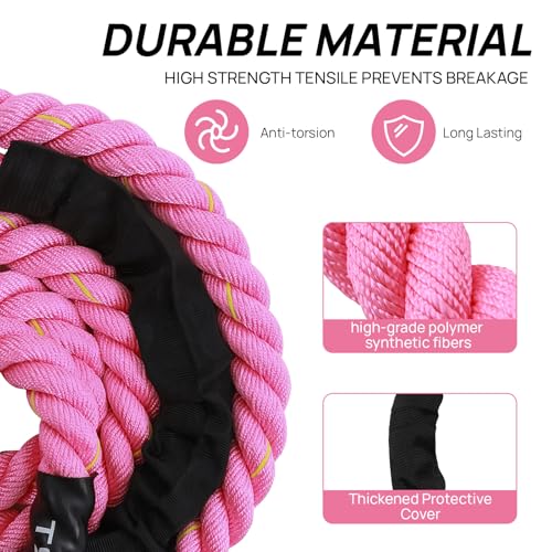 Weighted Jump Rope for Fitness – Heavy Skipping Rope for Women & Adults, Ideal for Home Gym Workouts, Strength Training, W...