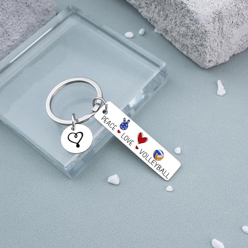 Crizaor Basketball Gymnastics Cheerleader Volleyball Soccer Softball Baseball Team Keychain Player Coach Gifts Cheer