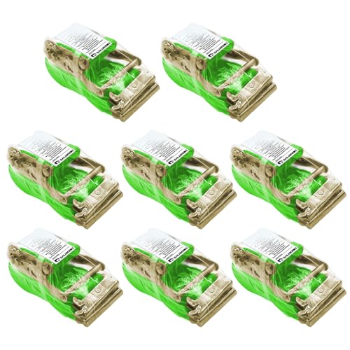 SALUINOKI 10Pack E Track 2 Ratchet Strap Etrack Van Box Truck Strap Accessories Heavy Duty 12ft E Track Accessories 4400lb...