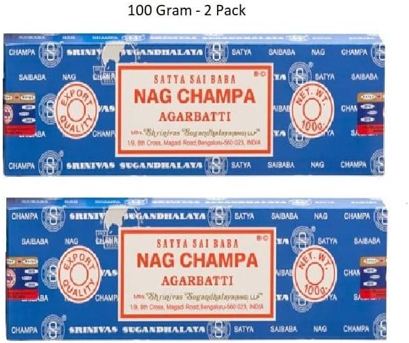 Satya Nag Champa 200 gram Incense Sticks for Positivity, Meditation, Relaxation, Yoga, Healing by Giftbrit