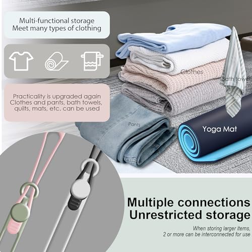 Nearockle 24Pcs Silicone Cable Straps Cord Organizer for Bundling Earphone, Phone Charger, Computer Cords, Reusable Cable ...