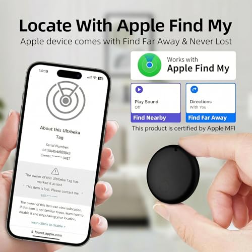 GPS Tracker for Vehicles - Car GPS Tracker Device, Real-Time Mini Vehicle Tracker, No Subscription & No SIM Card Required,...