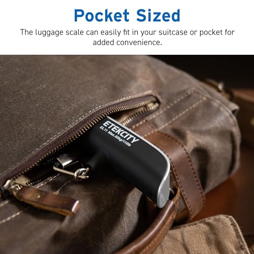 Etekcity Luggage Scale, Travel Essentials, Digital Suitcase Weight Scales for Travel Accessories, Hanging Baggage Scale wi...