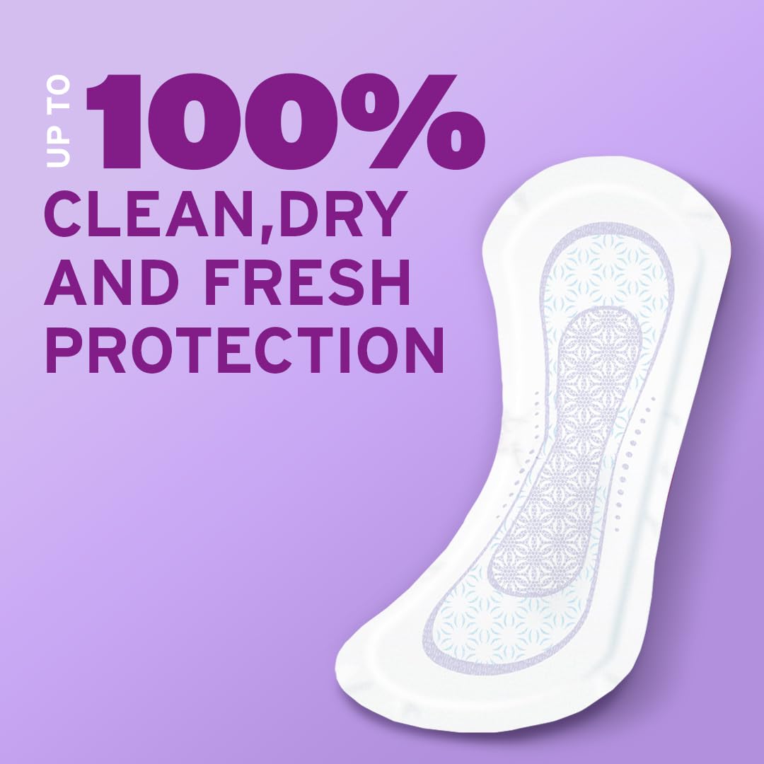 Poise Daily Liners, Incontinence Panty Liners for Bladder Leaks, 2 Drop Very Light Absorbency, Long Length, 24 Count of Pantiliners, Packaging May Vary