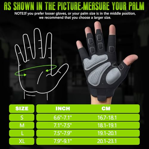 SeekTop Workout Gloves for Men and Women, Weight Lifting Gloves with Full Protection, Excellent Grip, Gym, Breathable Exer...