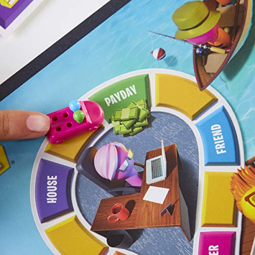 The Game of Life Board Game, Family Games for Kids Ages 8 and Up, Pegs Come in 6 Colors, Family Board Games for 2 to 4 Pla...