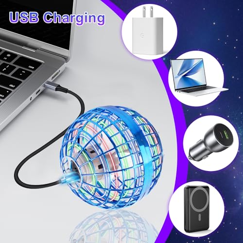 OFUN Flying Orb Ball Toys 2025 - Hover Ball Cosmic Globe Boomerang, Hand Controlled Drone Orbit, Cool Spinning Outdoor Toy...