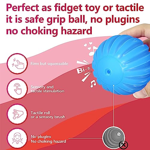 Montessori Toys for Babies 3 Months+, Baby Balls 3 to 12 Month for Babies & Toddlers 3M+, Textured Multi Ball Set Colorful...