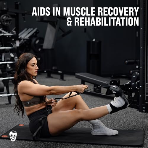 Gymreapers Foot and Calf Stretcher for Plantar Fasciitis, Achilles Tendonitis, Rehabilitation - Flex Strap for Physical Th...