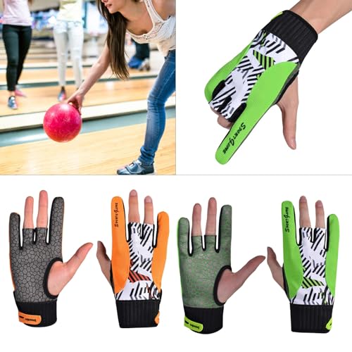 URTERYSER 1 Pair Bowling Accessories Bowling Gloves Bowling Gloves Right Hand Bowling Gloves for Wristband Anti-Slip Sport...