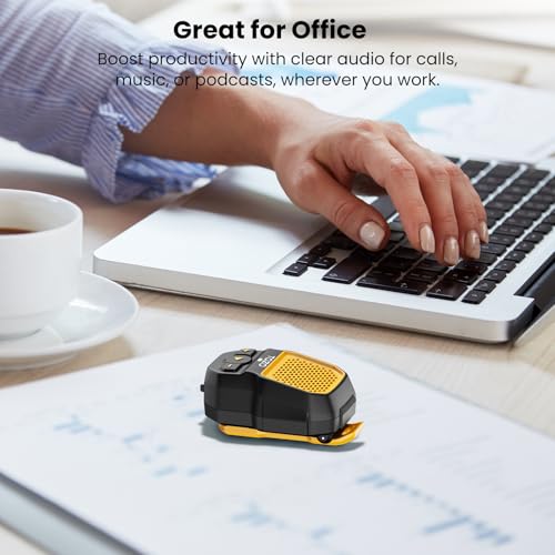 TOZO PM1 AI Smart Speaker with AI Assistants, Wearable Speaker for Hands-Free, 20 Hour Playtime Clip-On Wireless Portable ...