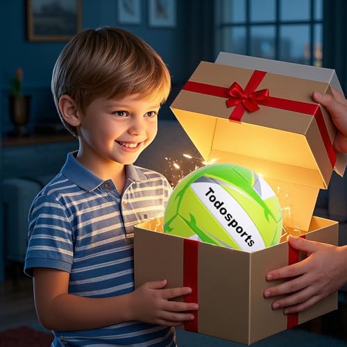 Todosports Volleyball Training Practice Official Size Indoor Outdoor Playground Sand Beach Come with Pump and Needle