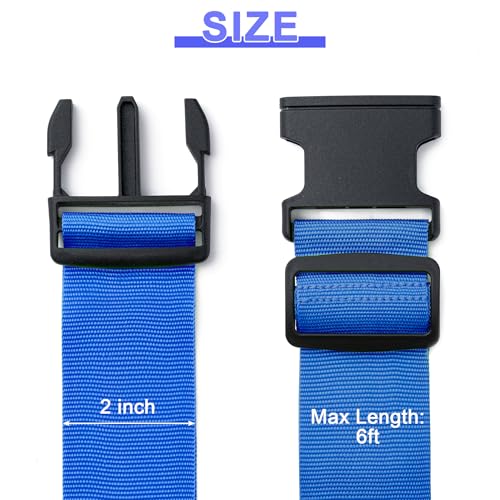 Luggage Straps for Suitcases 4 Pack, TSA Approved Travel Essentials, Luggage Strap for Travel Suitcase & Bag Closure and f...