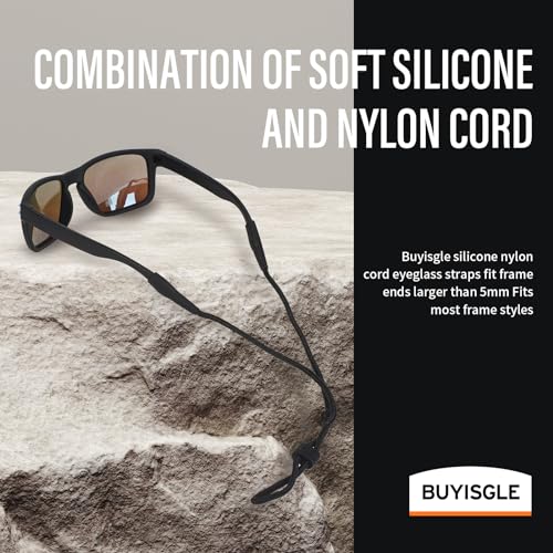 Buyisgle Eye Glasses Holder Strap - Sunglasses Straps Cords for Men Women Kids - Eyeglass Holders Around Neck - Eyewear St...