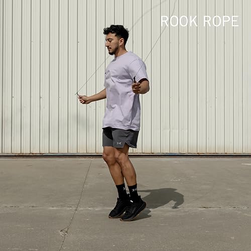 PICSIL - Rook Skipping Rope | Aluminium Handle & PVC Coated Steel Cable | Ideal for Cross-training & Boxing | Double Under...