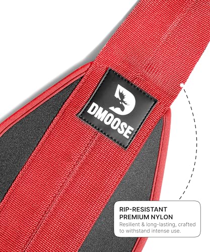 DMoose Fitness Hanging Ab Straps for Pull Up Bar & Core Strength Training - Soft Padded Exercise Straps for Ab Swing & Leg...