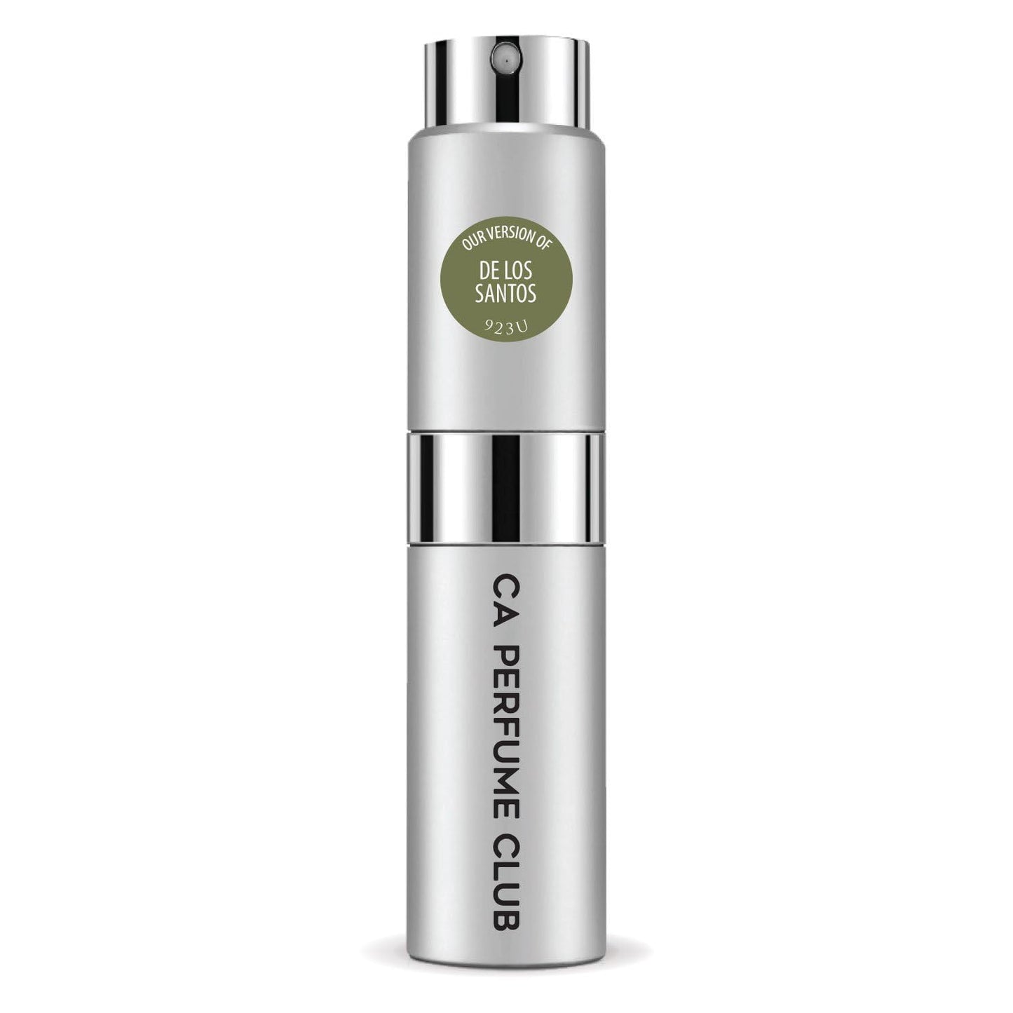 CA Perfume Impression of De Los Santos for Women and Men Floral Scent Long Lasting Unisex Fragrance Eau De Parfum Travel Size Refillable Atomizer Spray 0.27 Fl Oz 8ml
