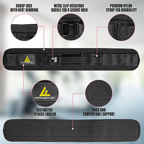 FITFABFLEX Exercise Hip Thrust Belt for Weights, Glute Workout Equipment, Adjustable Hip Thrust Belt for Dumbbells, Glute ...