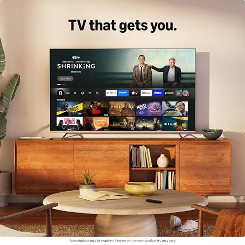 Hisense 55" Class QD6 Series (55QD6QF, 2025 Model) QLED 4K UHD Smart Fire TV, Voice Remote with Alexa, Dolby Vision, Dolby Atmos, Motion Rate 120, HDR 10+, Game Mode Plus, MEMC, VRR, ALLM