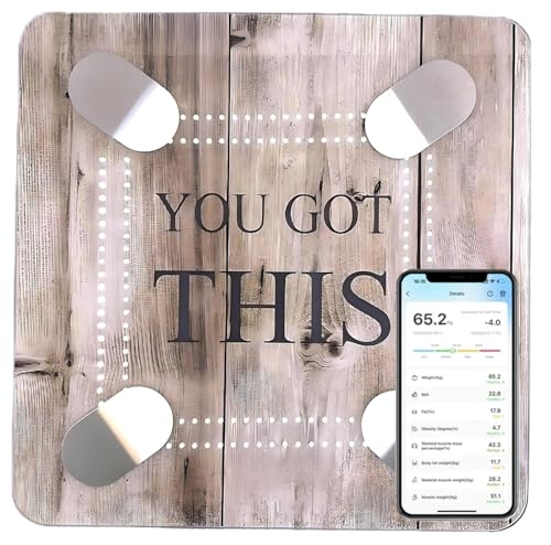 Body Basics Smart Scale - Digital Bathroom Scale with BMI & Body Fat Monitor, Health Analyzer, 400 lbs Capacity, Smartphon...