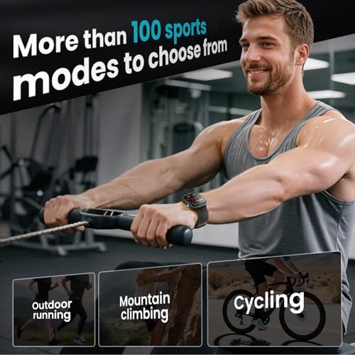 HOMOGO Smart Watches for Men Women, 1000mAh Battery Life Smart Watch for Android and iPhone Compatible, Fitness Tracker wi...