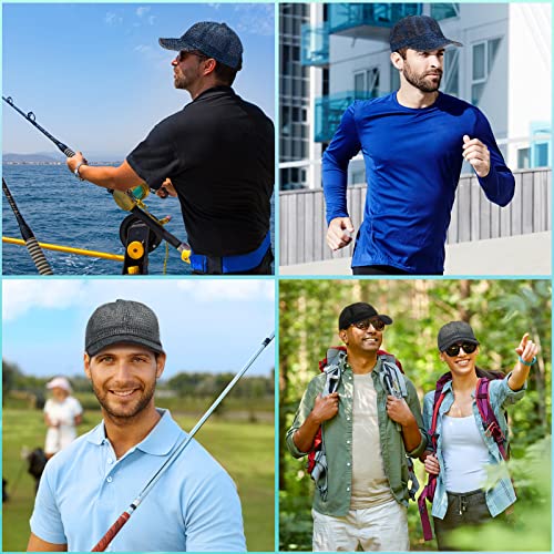 Handepo 6 Pcs Summer Mesh Baseball Cap Breathable Trucker Mesh Hat for Men Women Outdoor Sports Running Caps Cooling Light...