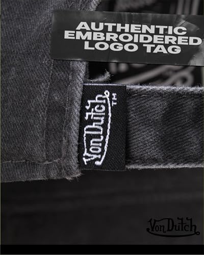 Von Dutch Men & Womens Baseball Caps - Breathable Adjustable Snapback Soft Cotton Canvas Curved Brim Vintage Hat