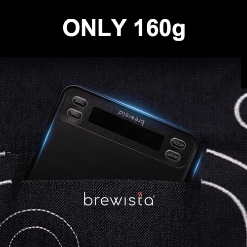 Brewista Smart Coffee Scale III with Timer, 2kg/0.1g High Precision Scale for Espresso and Pour-Over Coffee, Portable Mini...