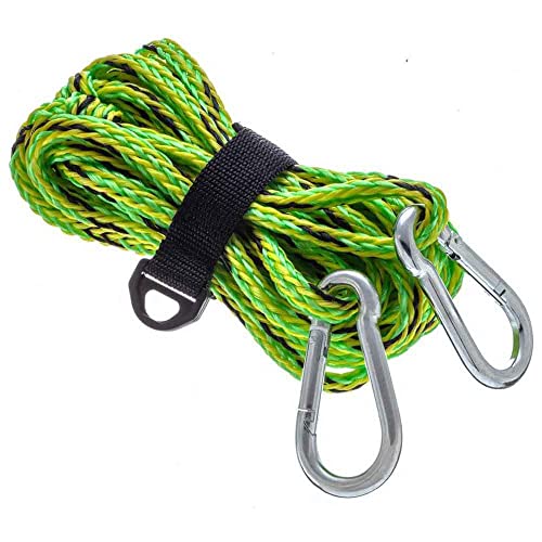 Seachoice 40541 Tow/Dock Line for PWC – 3/8 Inch x 20 Foot – 2,000 Pounds of Tensile Strength – Includes Reusable Keeper