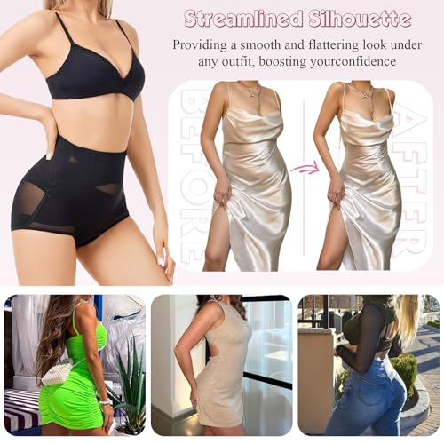 Yekartary Tummy Control Shapewear Women Seamless Panties Compression Waist Body Shaper Briefs Underwear Girdle Panty