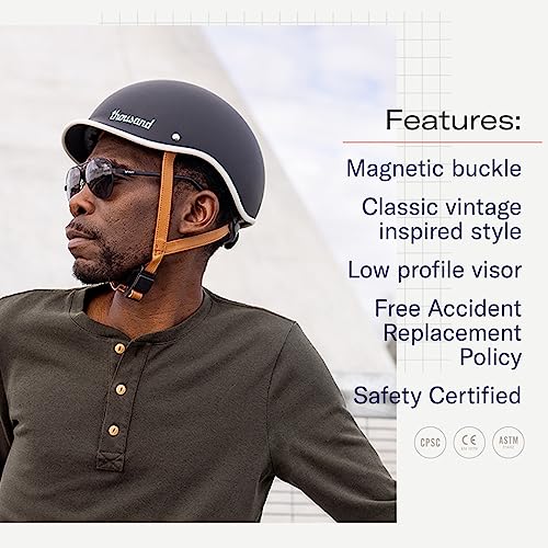 Thousand Heritage 2.0 Adult Bike Helmet; The Original Low Profile Retro Commuter Cycling Helmet Safety Certified for Bicyc...