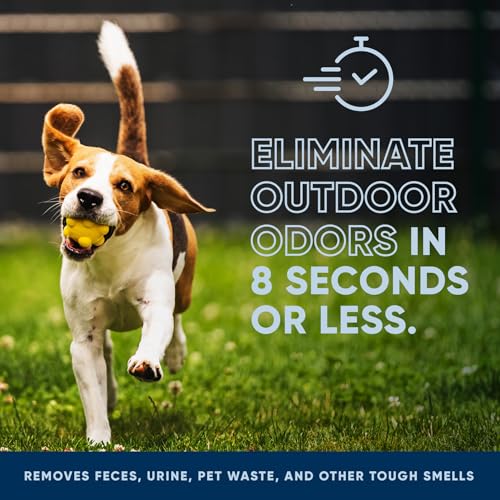 Eco Strong Outdoor Odor Eliminator | Outside Dog Urine Enzyme Cleaner – Powerful Pet, Cat, Animal Scent Deodorizer | Profe...