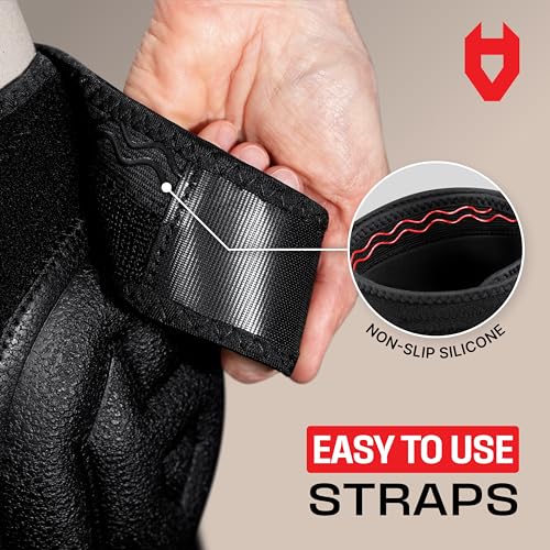 NoCry Gel Knee Pads for Men and Women with Soft Foam Cushion — Waterproof Anti-Slip Cap and Easy to Use, Adjustable Non-Sl...