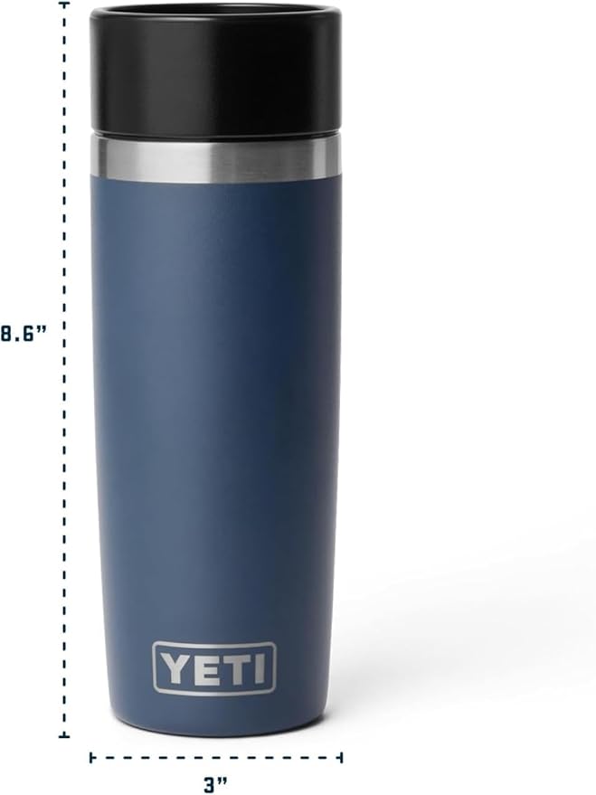 YETI Rambler 16 oz Travel Bottle, Stainless Steel, Vacuum Insulated with Leakproof Commuter Cap, Blue Camo