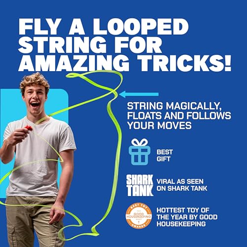 ZipString Original - As Seen on Shark Tank - Classic Rope Launcher Toy, Perfect for Kids & Adults - Fly a String Loop in T...