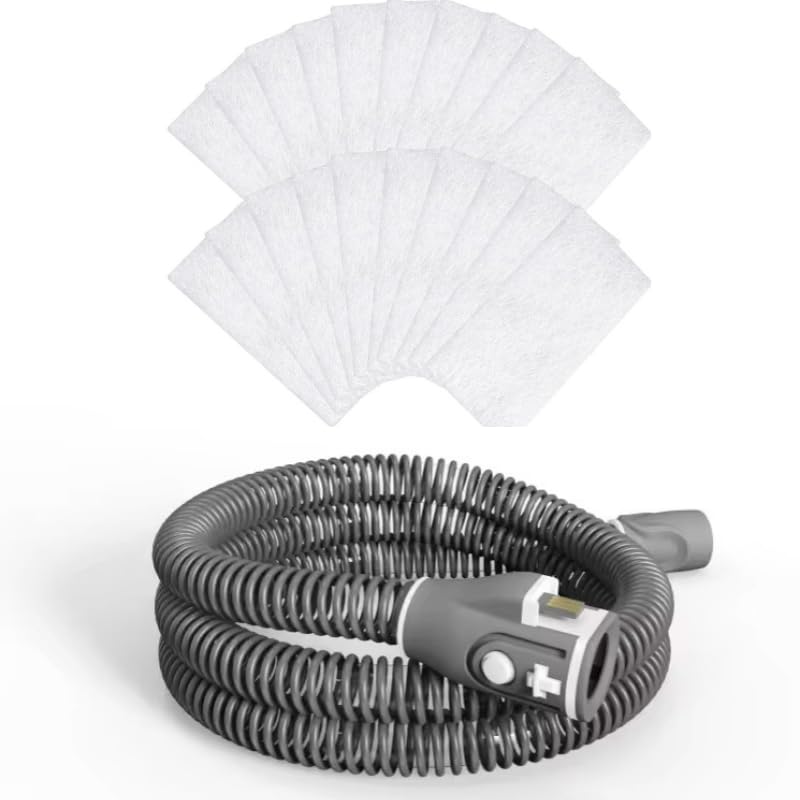 ArmiX AirSense 10 & AirCurve 10 Enhanced Heated CPAP Tubing 20 pcs filters – Compatible with Air Sense – Climate Line Tube for Humidified, Comfortable Sleep Apnea Therapy + 20 pcs filters