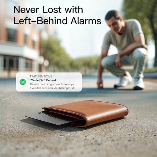 2026 [Apple MFi Certified] (iOS Only) Bluetooth Air Tracker Tag Smart Card for Apple Find My iPhone Wallet GPS Tracker, 5-...