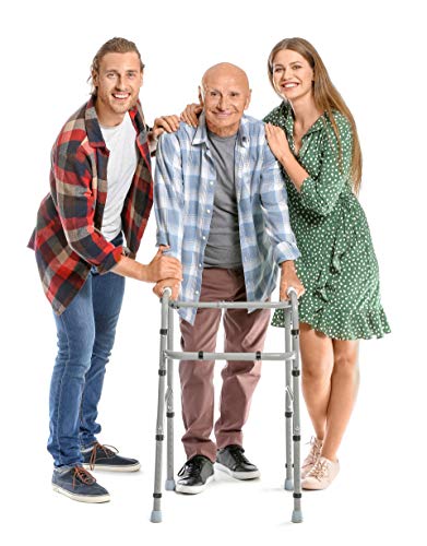 Meilestone MS-WCS1000 1000lb Wheelchair Scale/Portable Light Weight Floor Wheelchair Scale for Home or Senior Care House |...